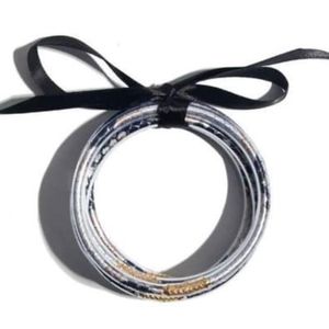 Women's Animal Print Jelly Bracelets
Set of 5